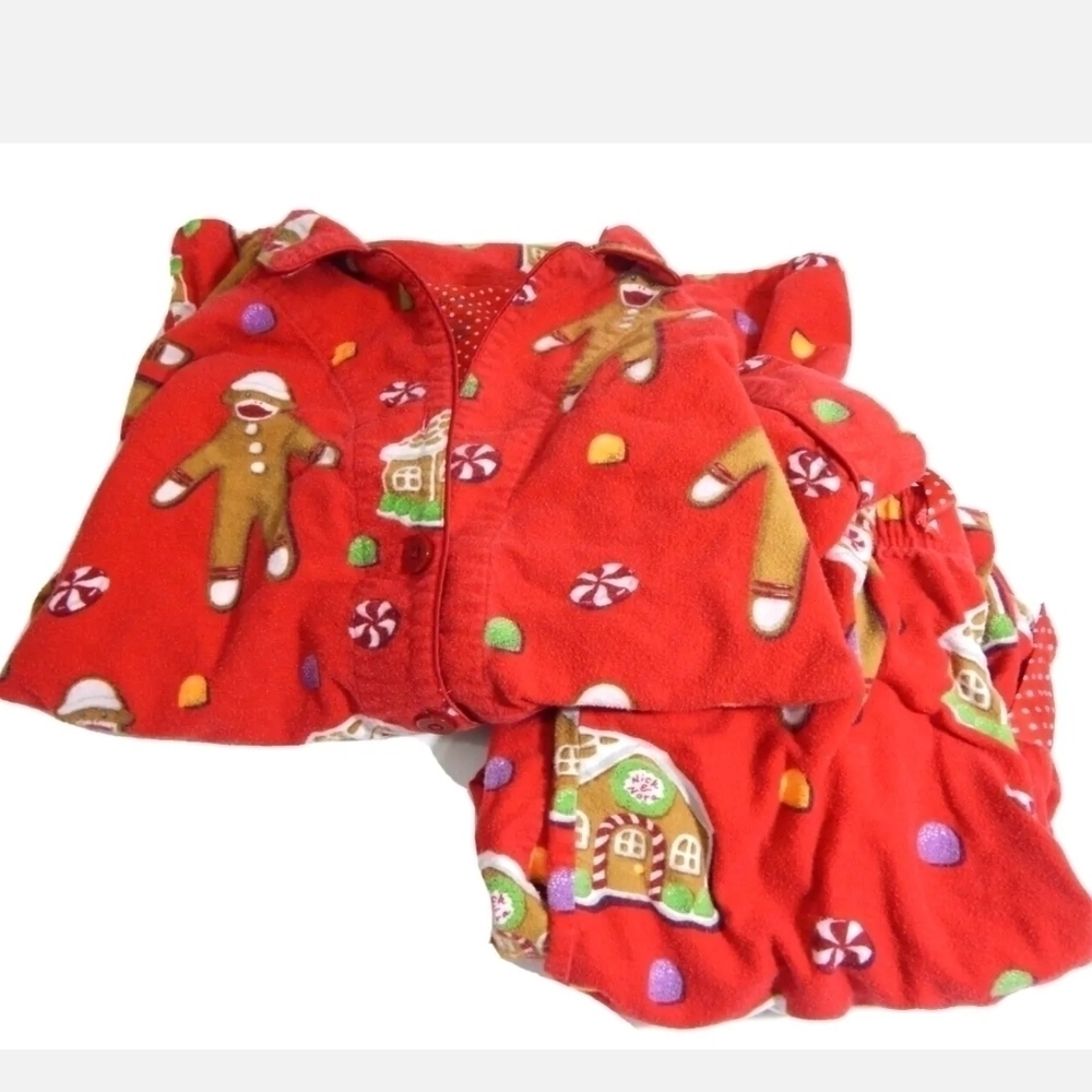 Nick and Nora Gingerbread Flannel Pajamas